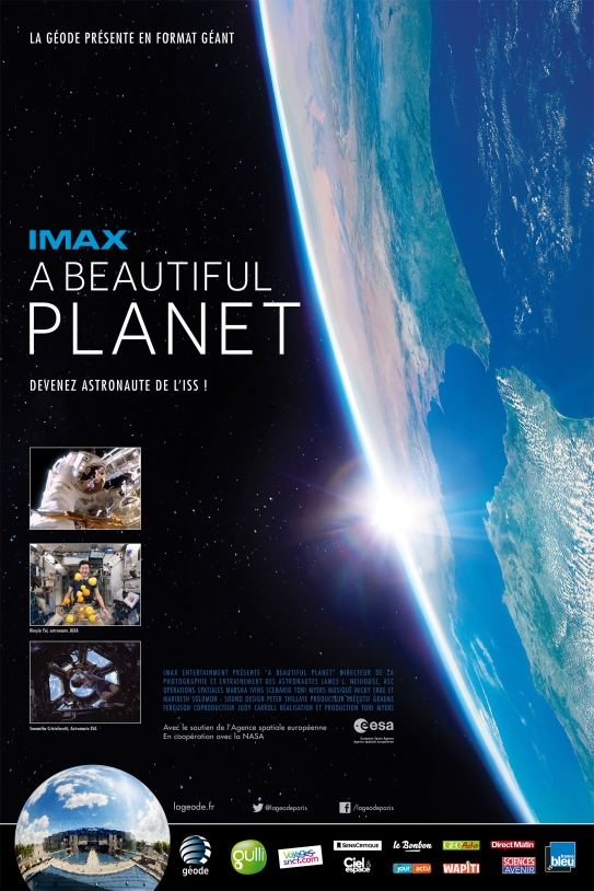 Film documentaire &quot;A Beautiful Planet&quot; projeté à la Géode, à Paris 