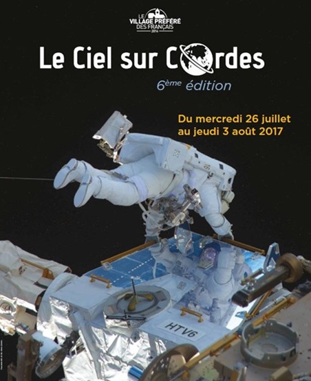 Affiche du festival « Le Ciel sur Cordes » 2017